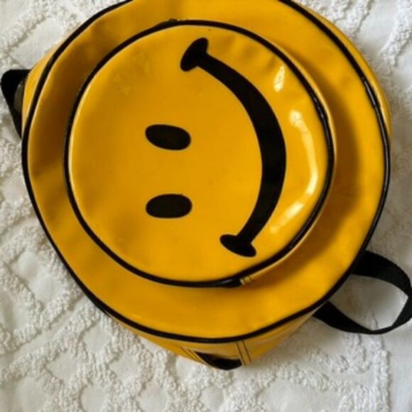 Vintage authentic Smiley face backpack bag 90s - Picture 11 of 12